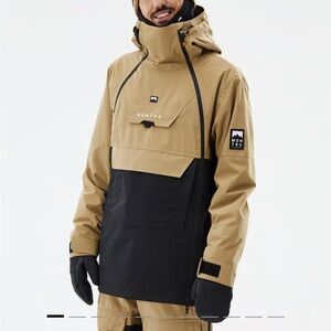 Montec Doom Men's Gold and Black Ski Jacket